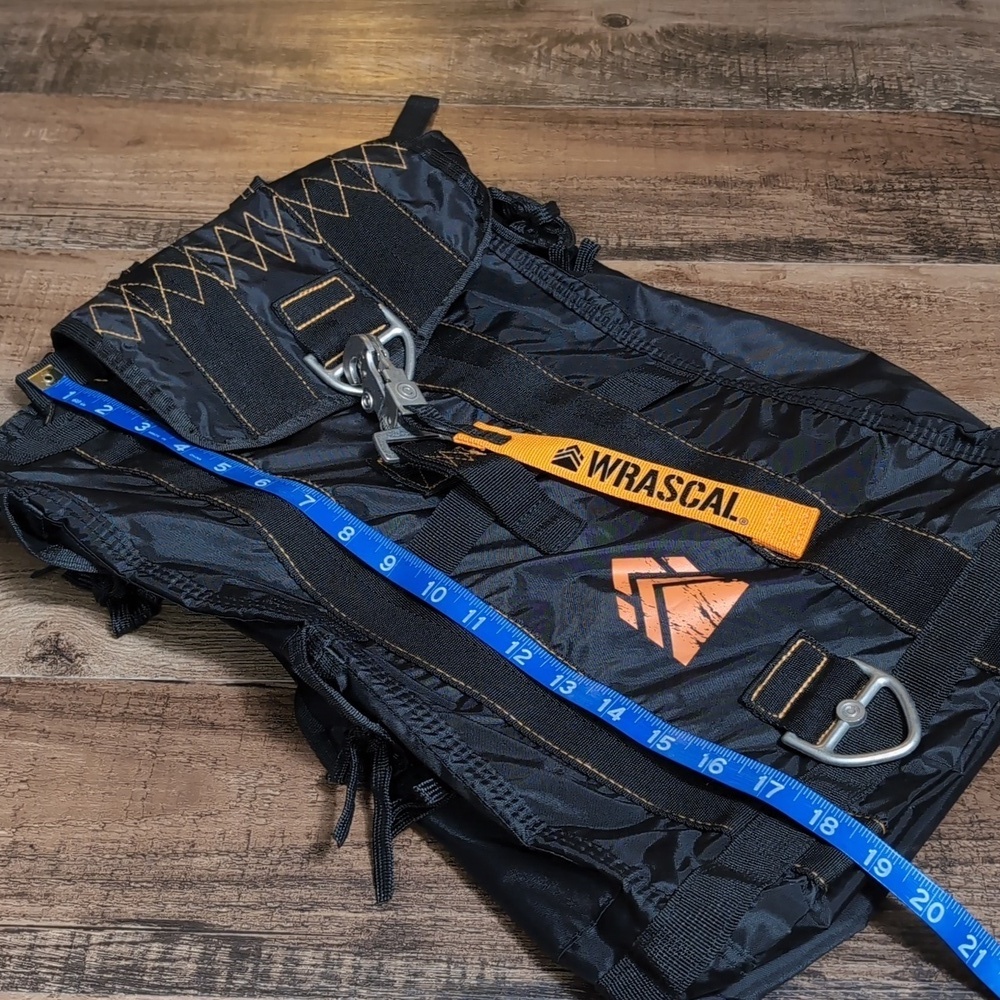 WRASCAL ARCH'R Tactical Backpack With Quick Release Strap in Black and Orange - Picture 13 of 14